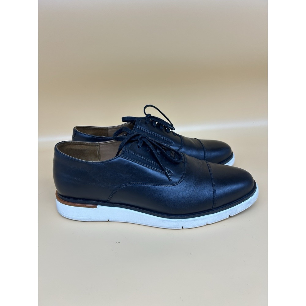 Allen Edmonds Mens Carson 7394 Black Leather Slip On Hybrid Oxfords Size 10 EEE